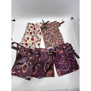 Assorted Brighton Drawstring Bags Set - 5 Pieces